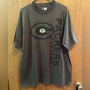 Green Bay Packers gray shirt size large